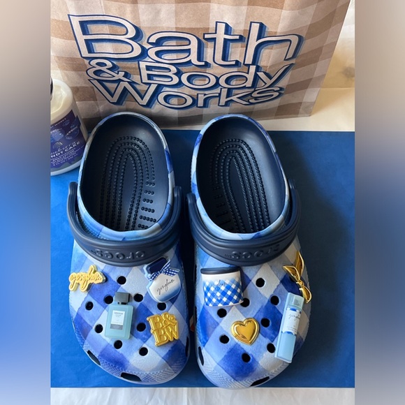 ππ€π BATH & BODY WORKS X GINGHAM CROCS BUNDLE ππ€π NWT ππ€π - Picture 10 of 16